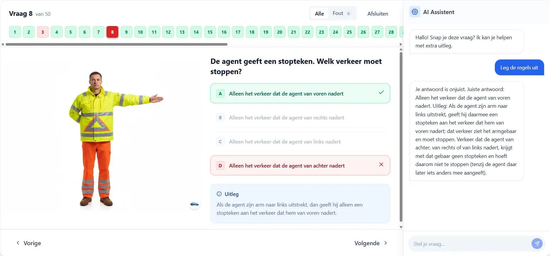 Statistieken dashboard screenshot